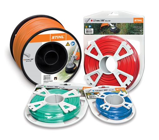 Round and quiet mowing line (rolls)