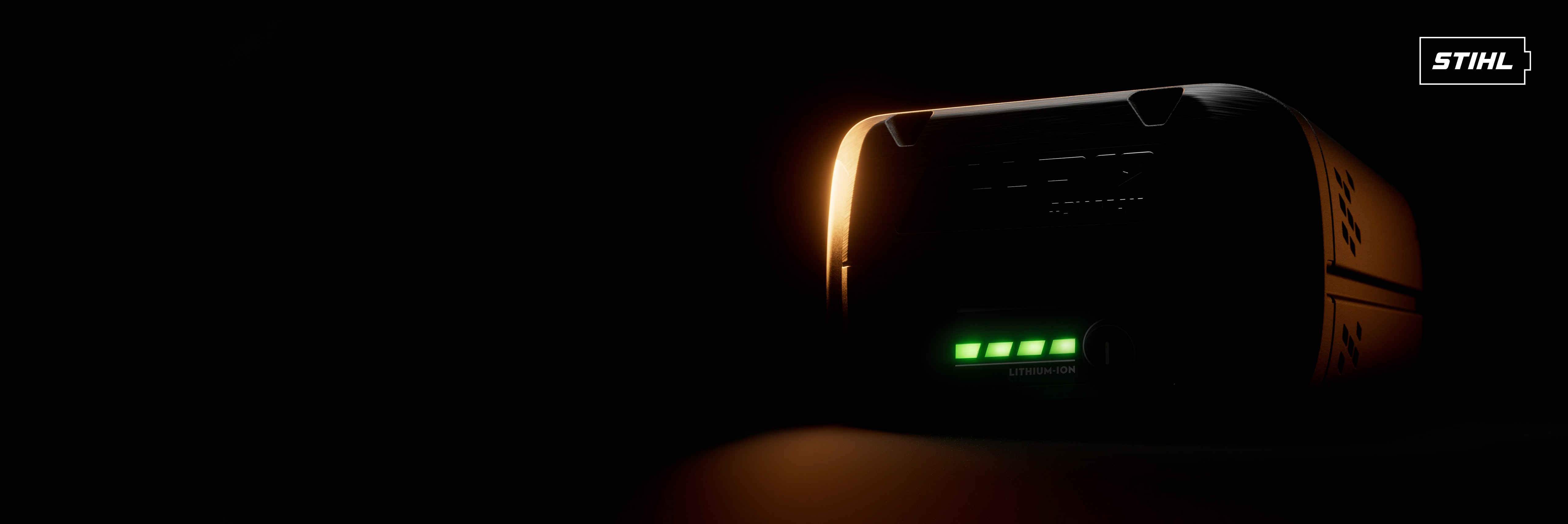 Dramatically lit teaser image of a partially obscured device with glowing  green status lights, hinting at an upcoming innovation shown in a low-light,  high-contrast setting.