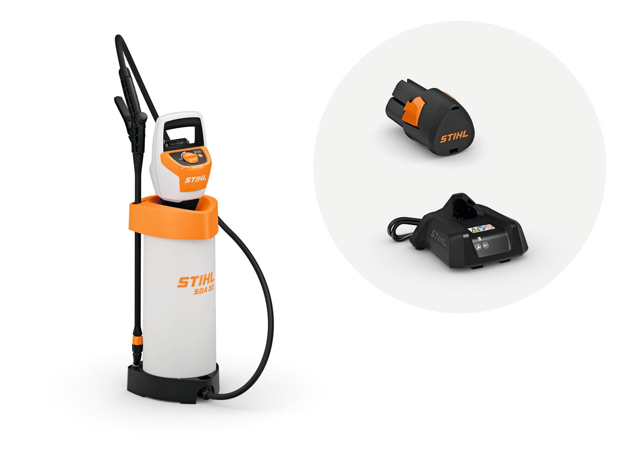 SGA 30 Cordless Sprayer with AS 2 battery and AL 1 charger