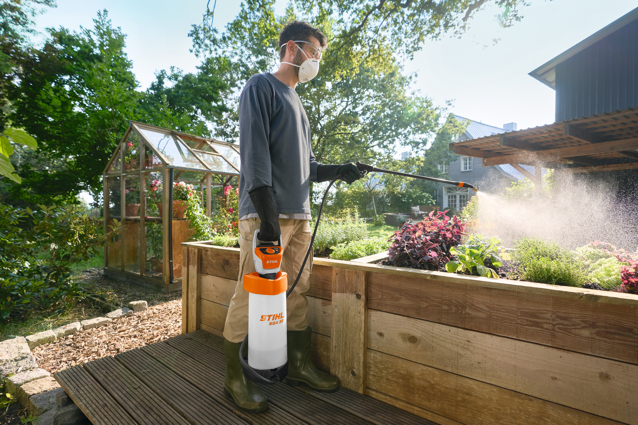 SGA 30 Cordless Sprayer with AS 2 battery and AL 1 charger