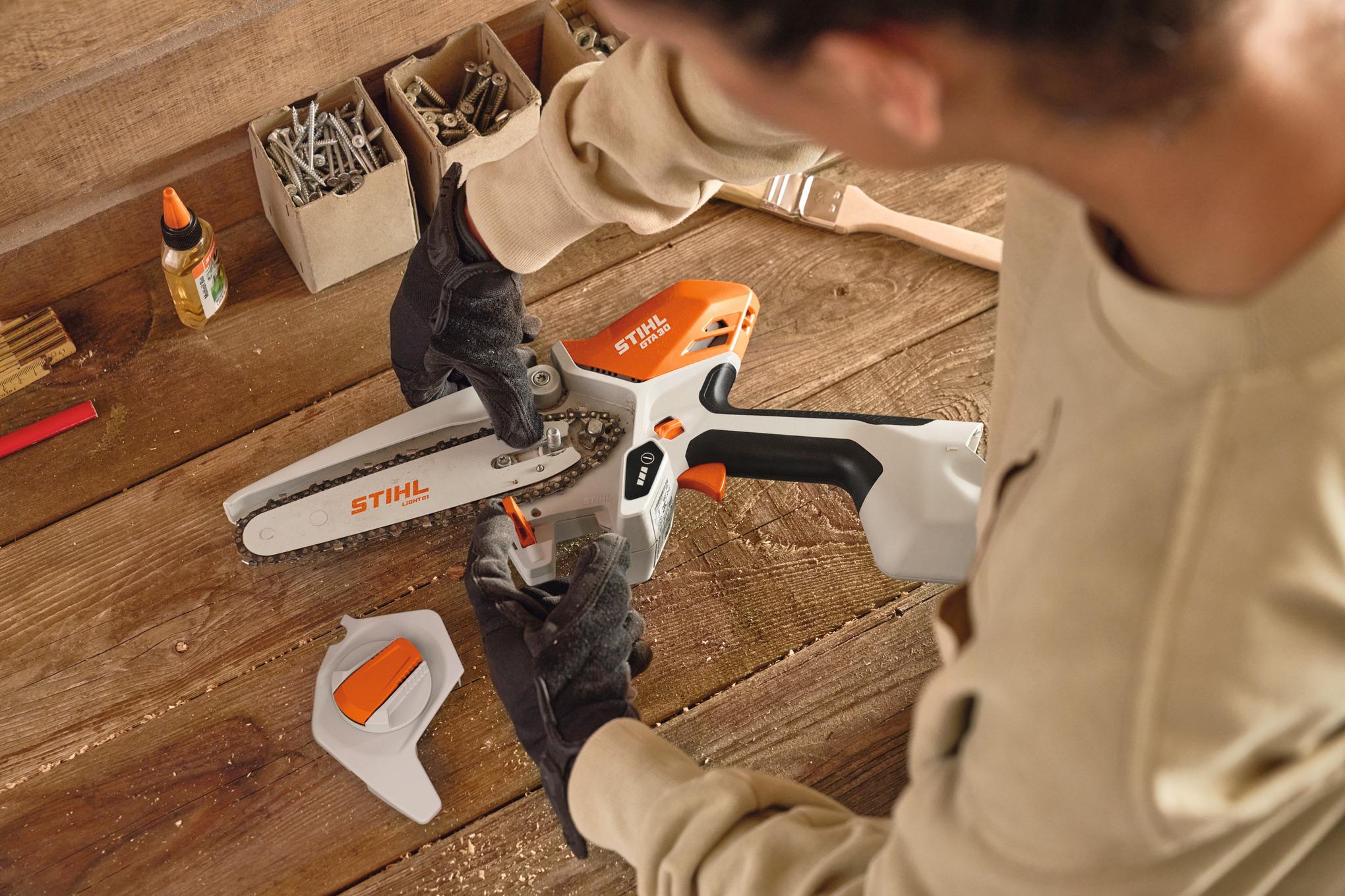 GTA 30 Cordless Pruner with 2x AS 2 battery and AL 5-2 charger