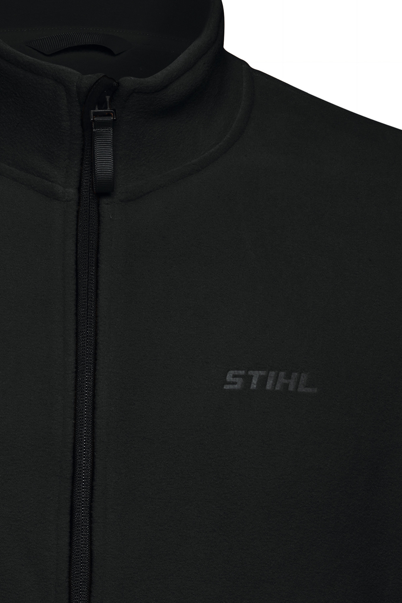 Black STIHL fleece jacket