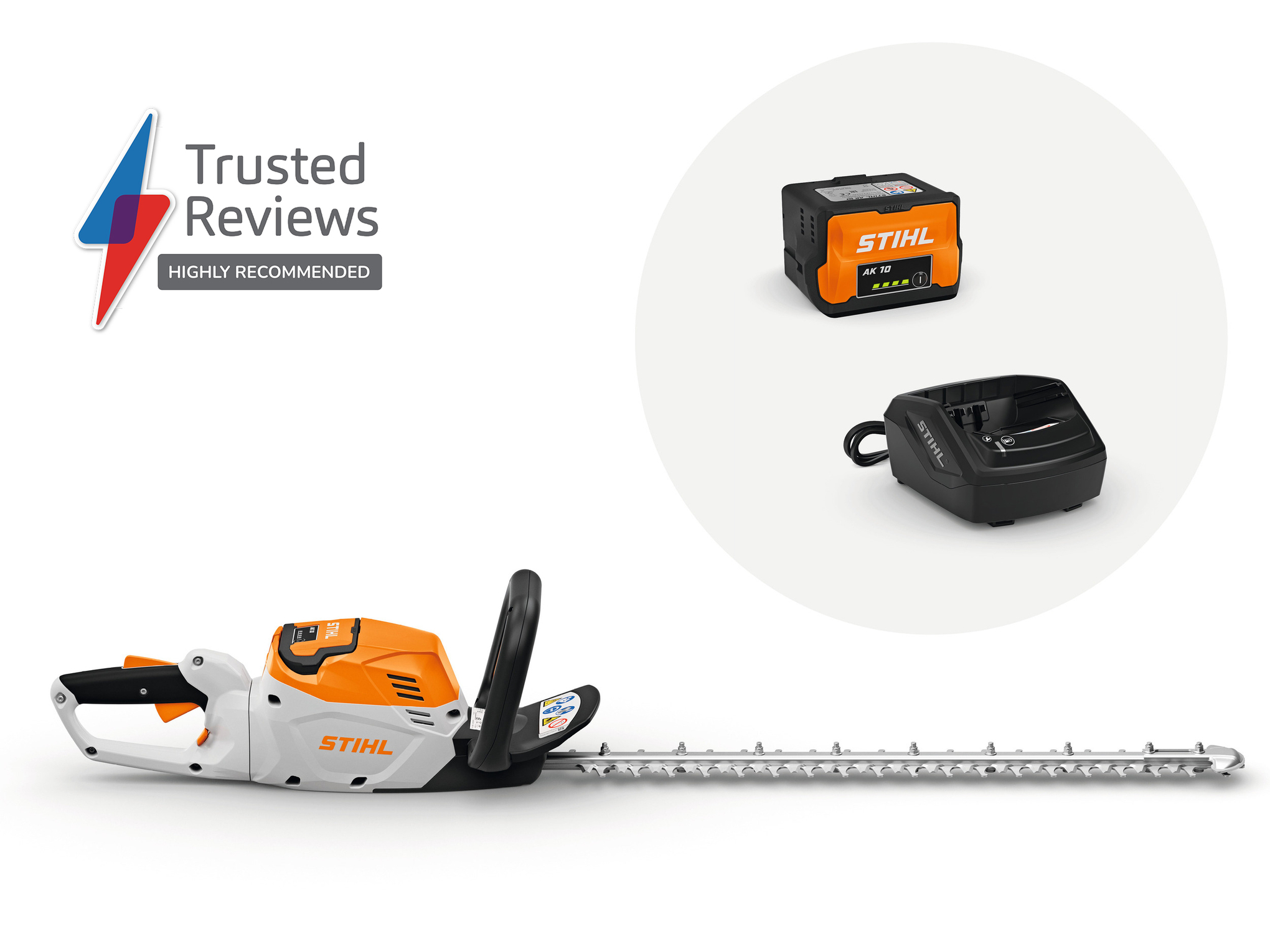 HSA 60 Cordless Hedge Trimmer with 1x AK 10 battery and AL 101 charger