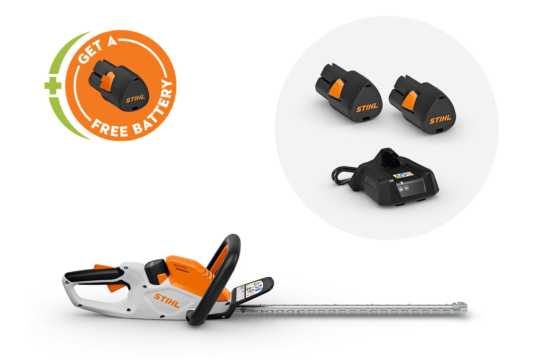 HSA 40 Cordless Hedge Trimmer with 2x AS 2 battery and AL 1 charger
