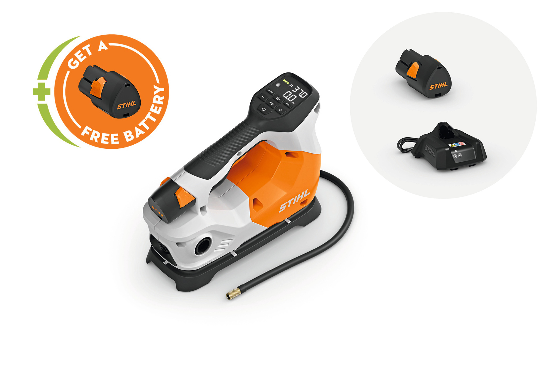 KOA 20 Cordless Compressor with 1x AS 2 battery and AL 1 charger