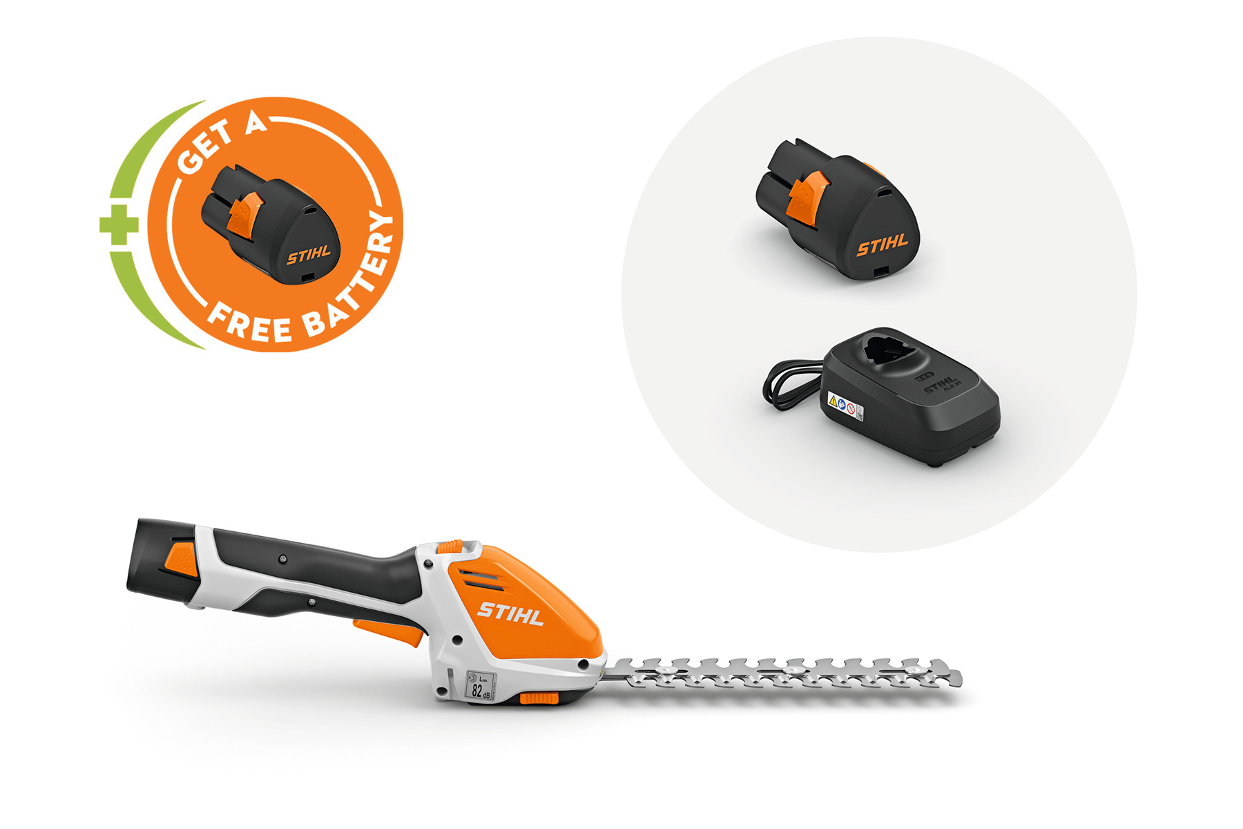 HSA 26 Cordless Garden Shears with AS 2 battery and ALS 31 charger