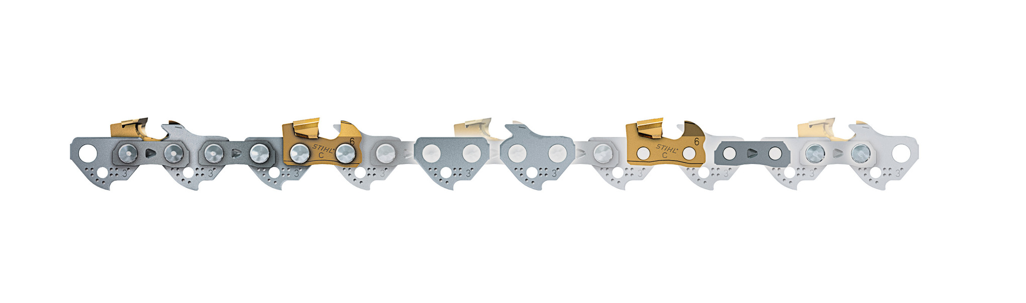 thumbnail image 2 of Stihl 14" Picco Super Saw Chain 61PS3 – 3/8" Pitch .043 Gauge 50DL OEM Pro Series #GM-R8D2 2 of 4
