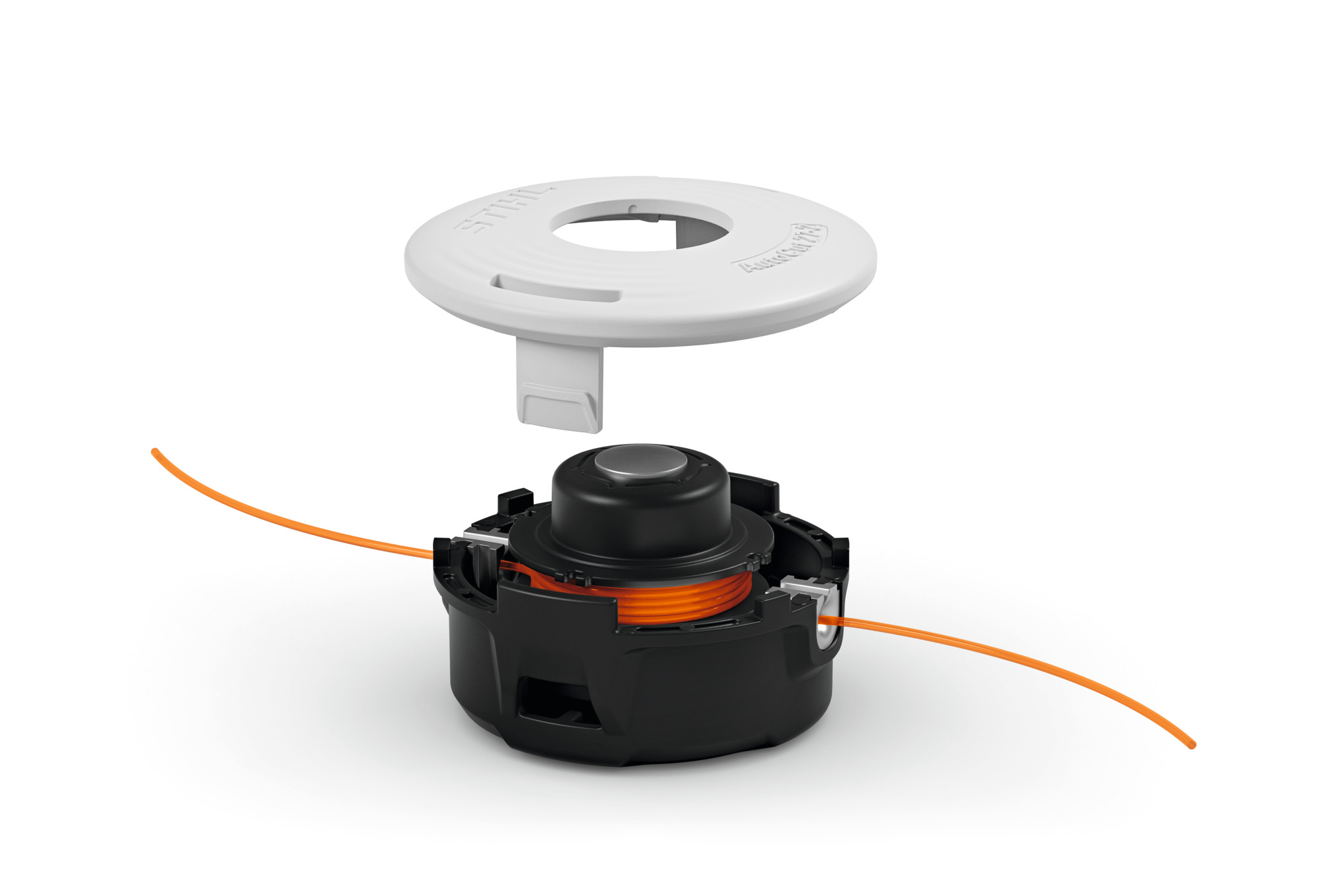 Line spool with stainless steel guard - AutoCut 25-2 & 27-2