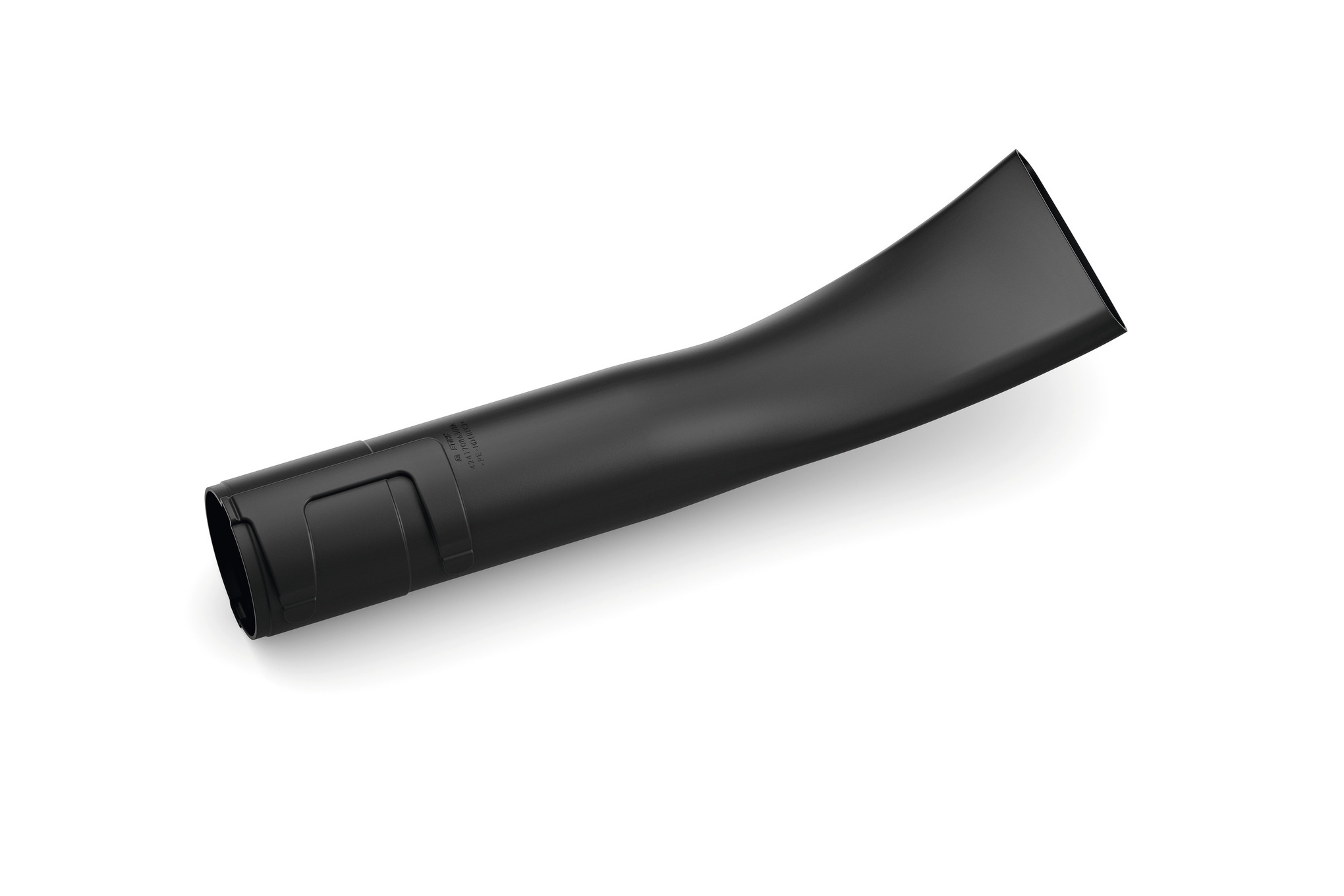 Curved flat nozzle