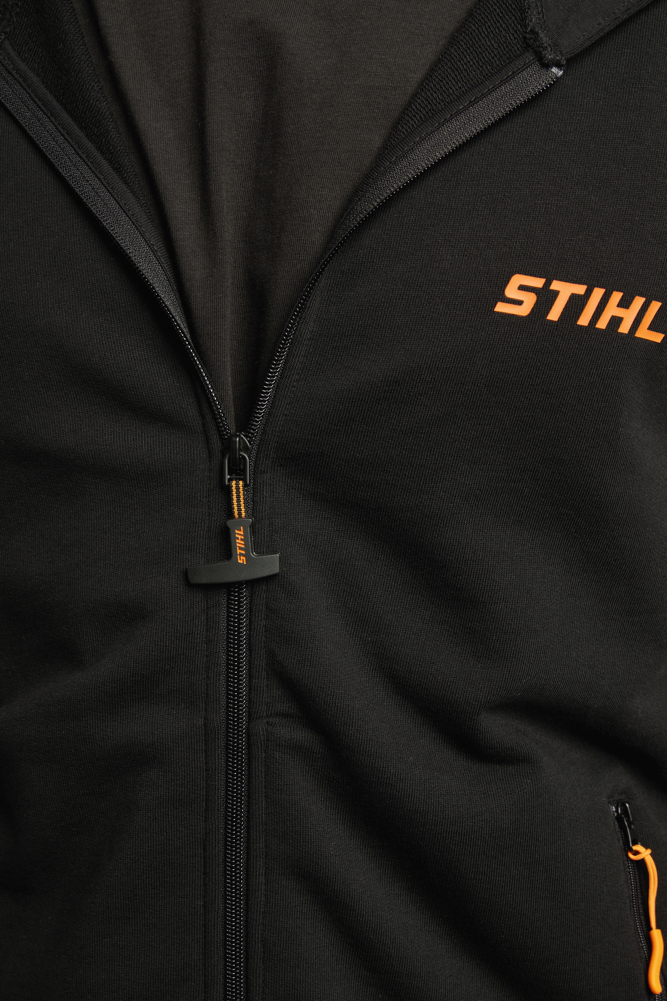 STIHL logo hoodie jacket - black