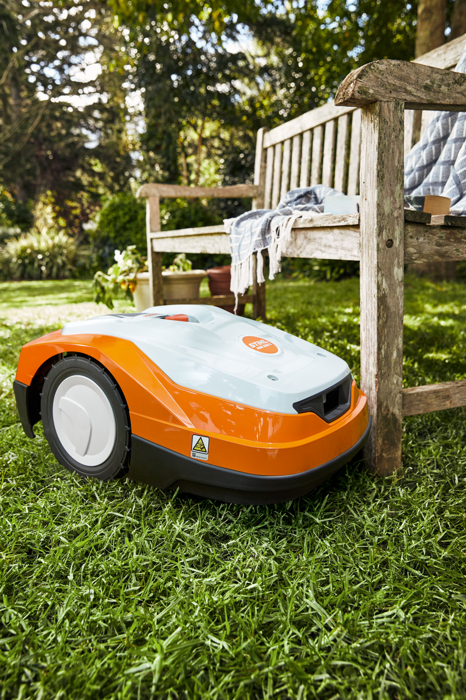 Smart lawn care with iMOW® robot lawn mowers